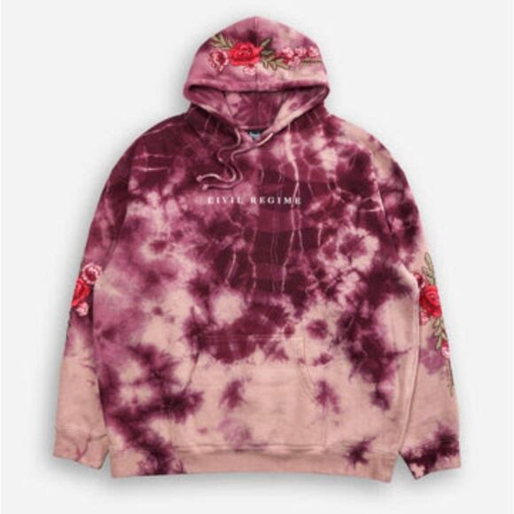 Darc Sport Other - Civil Regime Red Roses Marble Hoodie - Large